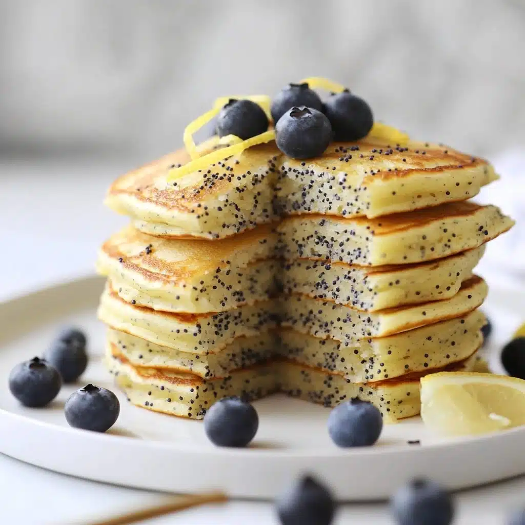 Lemon Poppy Seed Pancakes Recipe - Recipe Image