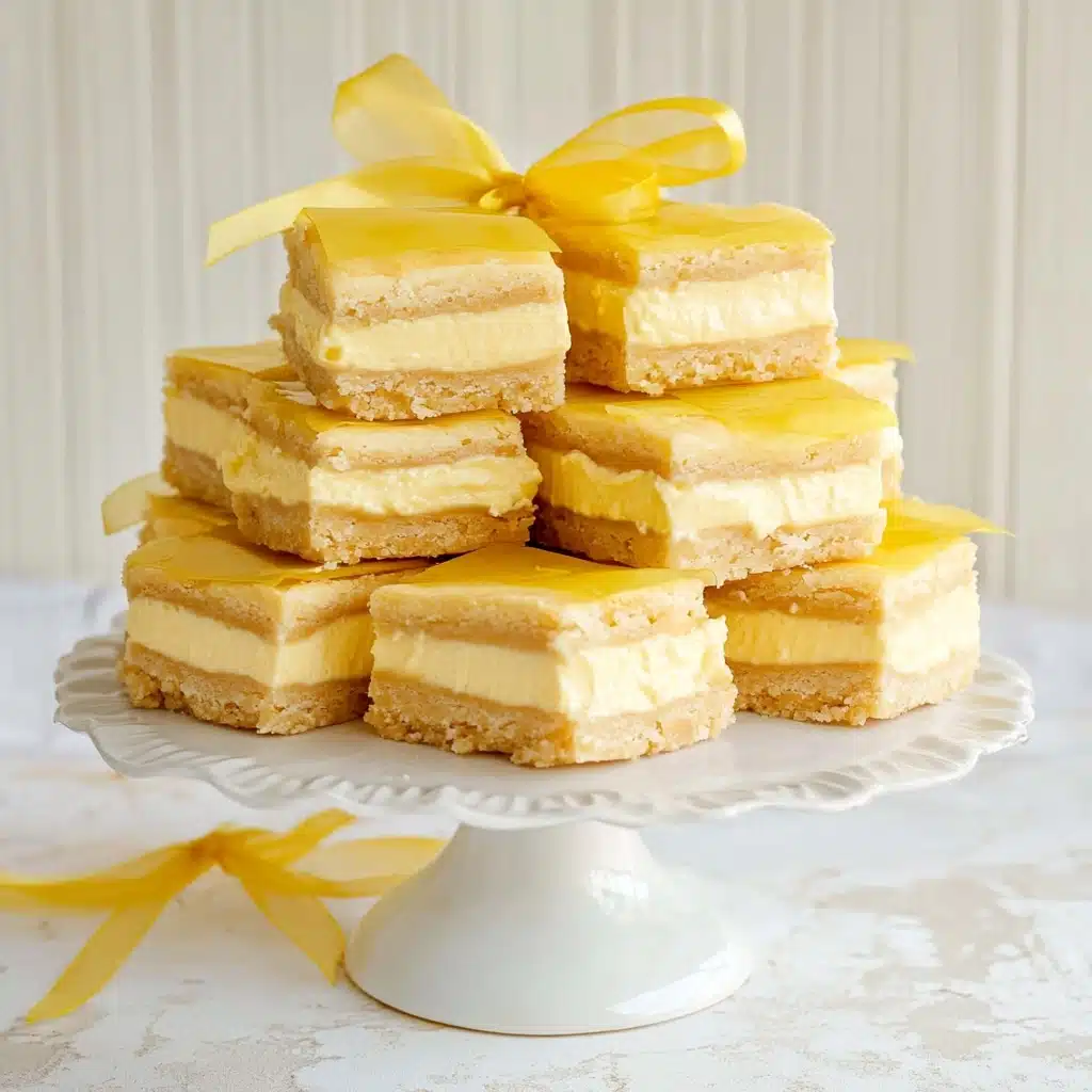 Lemon Ice Cream Bars Recipe - Recipe Image
