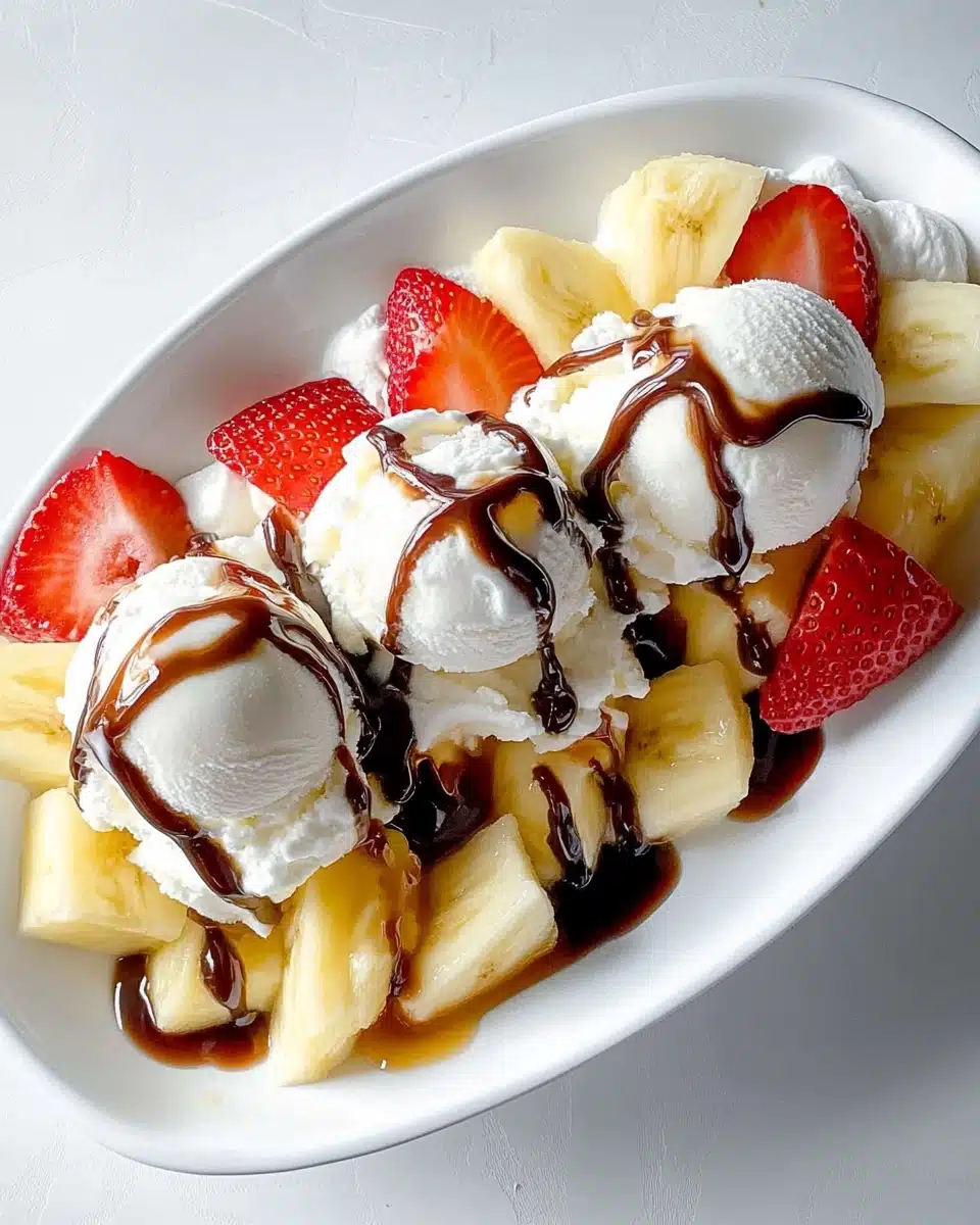 Banana Split Recipe