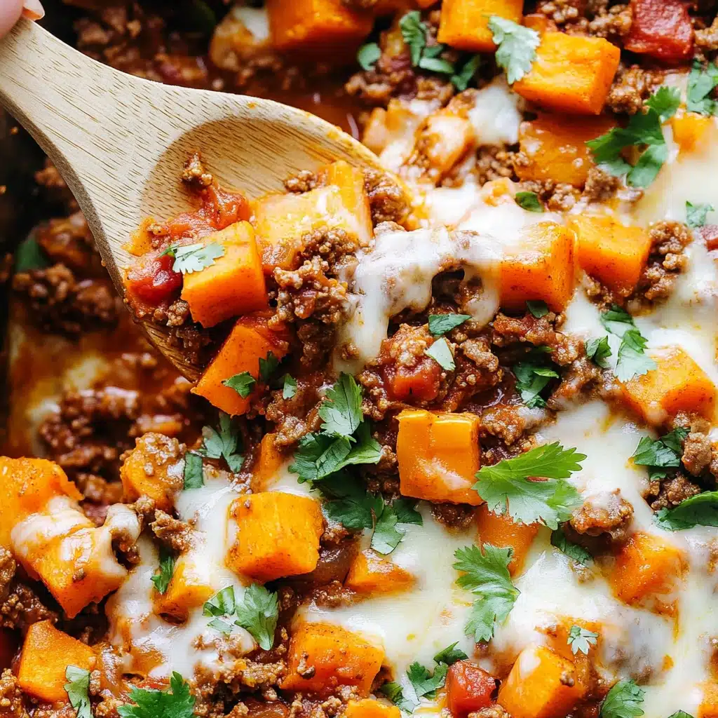 Southwest Ground Beef and Sweet Potato Skillet Recipe - Recipe Image