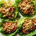 Asian Chicken Lettuce Wraps (better than P.F. Chang's)! Recipe