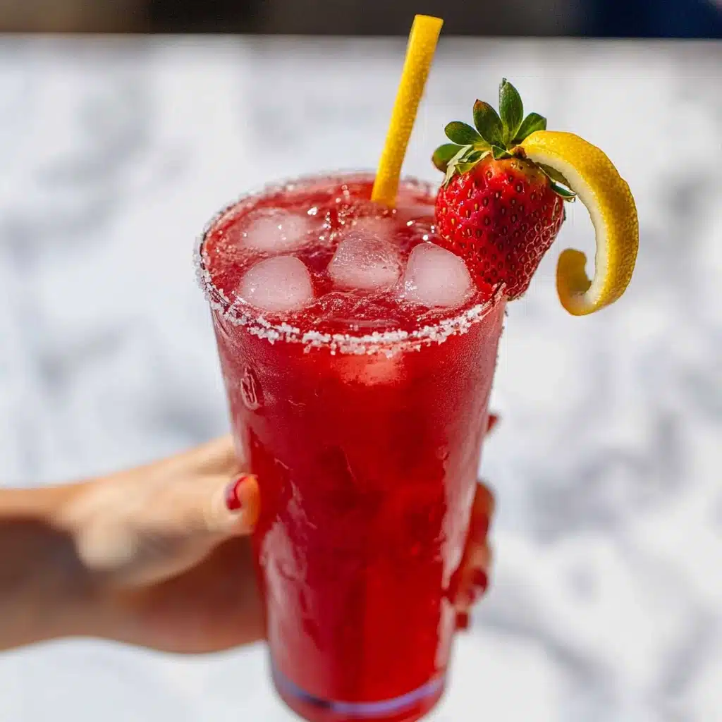 Hibiscus Tea Strawberry Lemonade Refreshers Recipe - Recipe Image