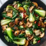 Bok Choy and Mushroom Stir Fry Recipe