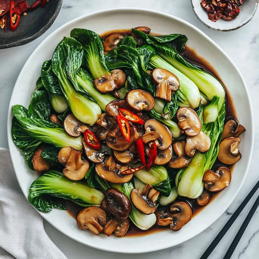 Bok Choy and Mushroom Stir Fry Recipe - Recipe Image