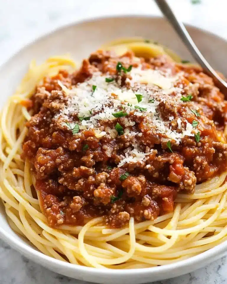 Spaghetti Bolognese Recipe
