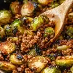 Sweet Chili Beef and Brussels Sprouts Recipe