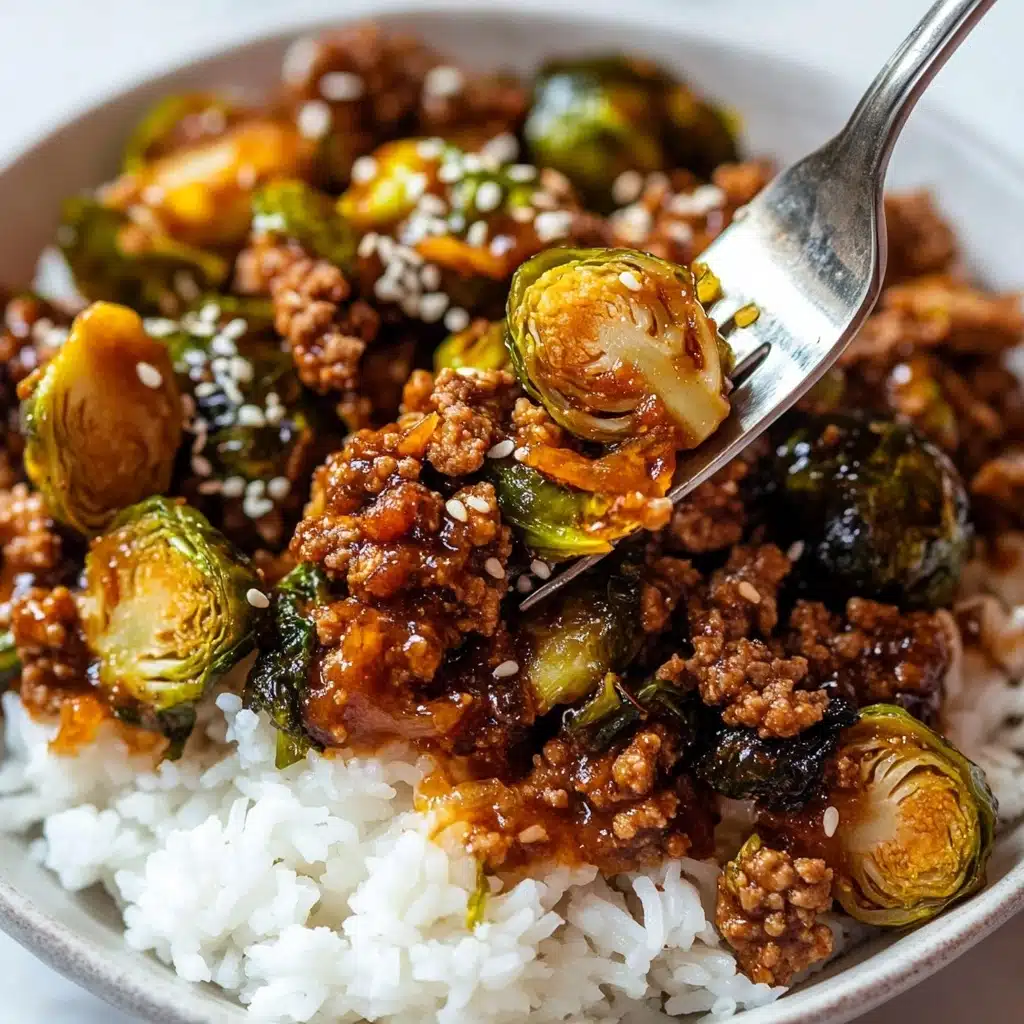 Sweet Chili Beef and Brussels Sprouts Recipe - Recipe Image