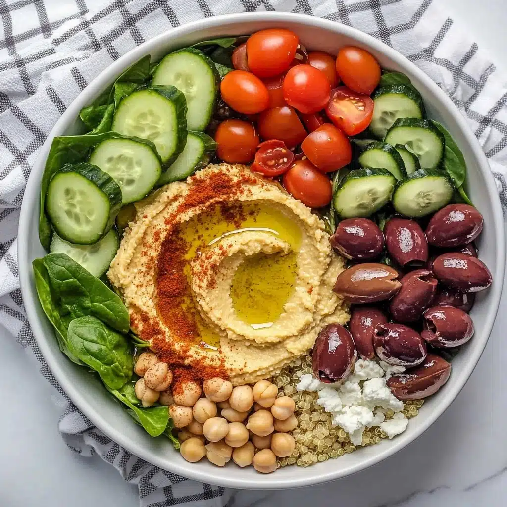 Mediterranean Hummus Bowl Recipe