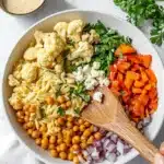 Vegan Roasted Veggie Orzo Salad Recipe