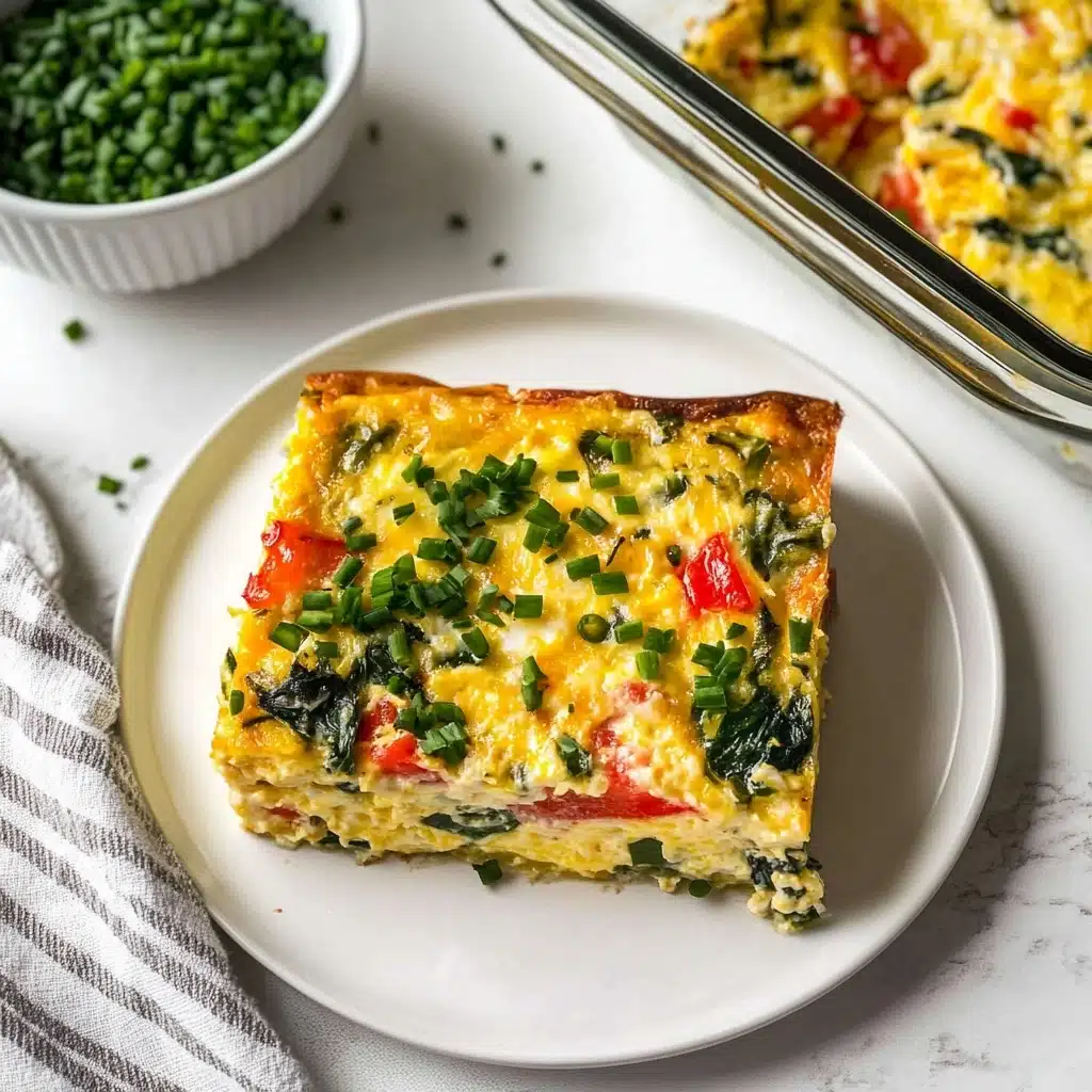 Cottage Cheese Egg Bake with Veggies Recipe - Recipe Image