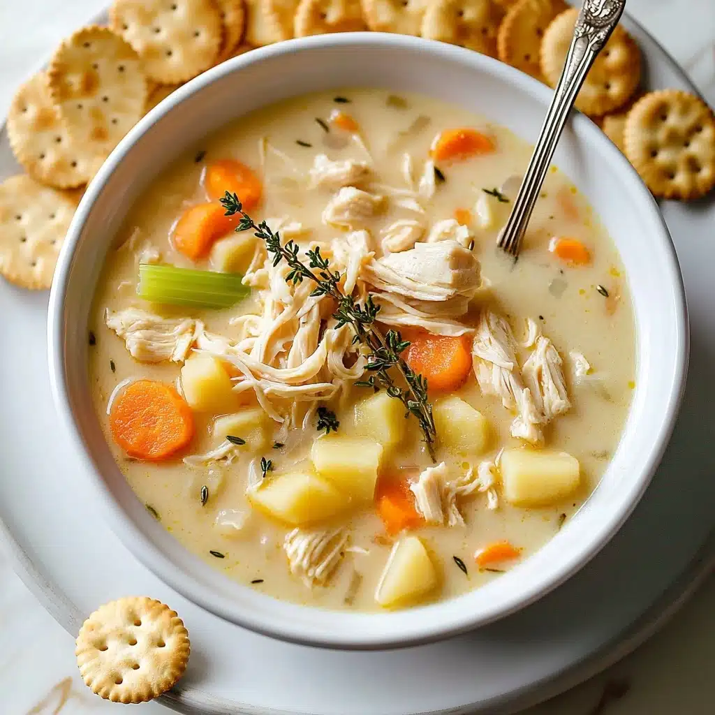 Creamy Chicken Noodle Soup Recipe - Recipe Image