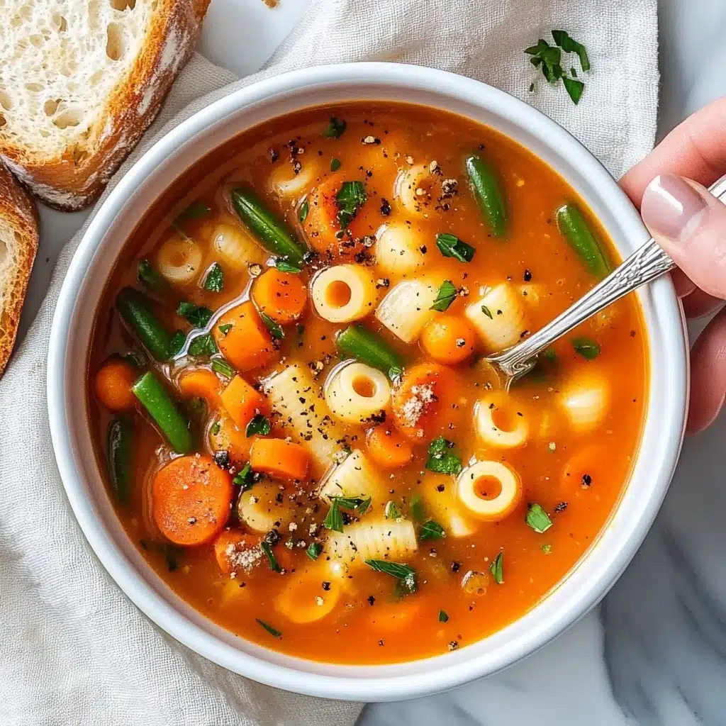 Hearty Minestrone Soup Recipe - Recipe Image