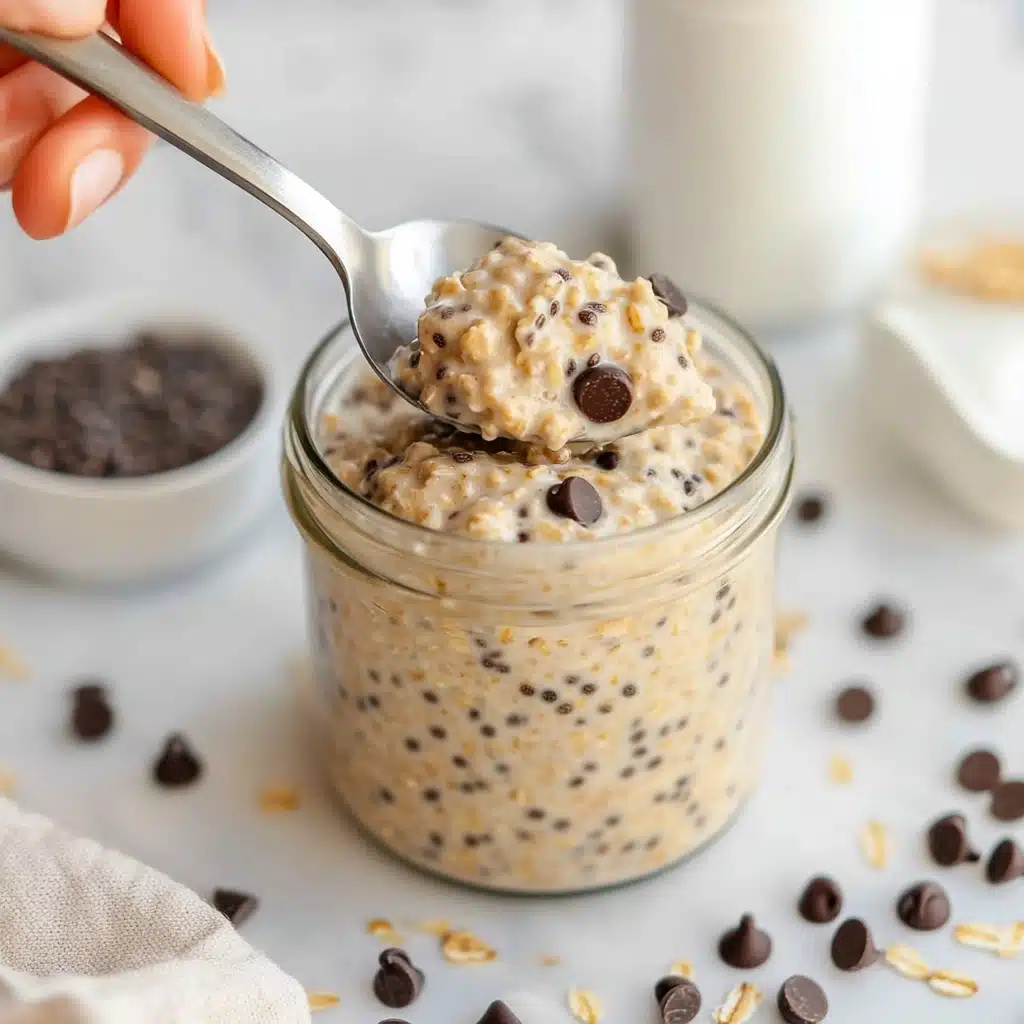 Cookie Dough Overnight Oats Recipe - Recipe Image