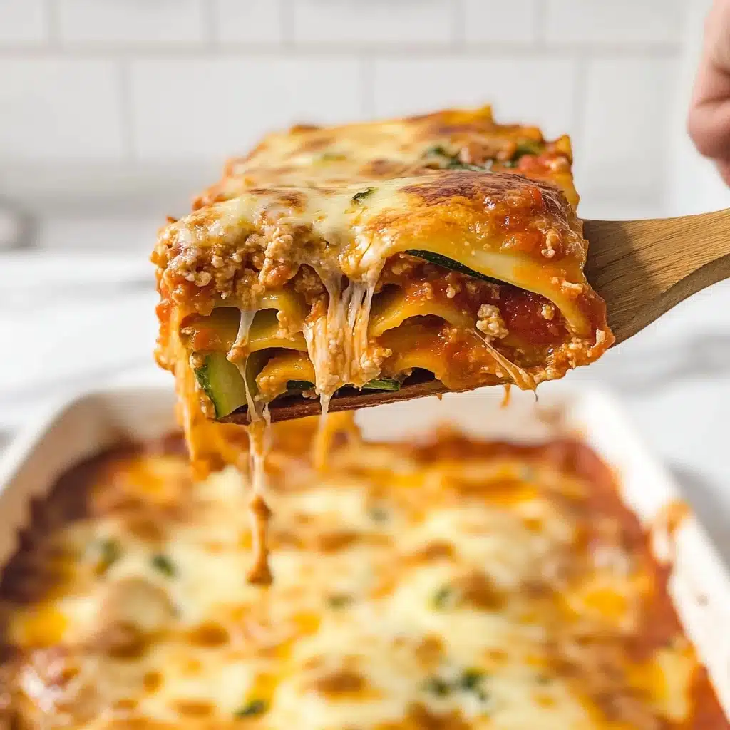 Zucchini Lasagna with Ground Turkey Recipe - Recipe Image