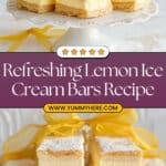 Lemon Ice Cream Bars Recipe