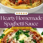 Homemade Spaghetti Sauce with Ground Beef Recipe