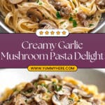 Creamy Mushroom Pasta Recipe