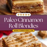 Paleo Cinnamon Roll Blondies Recipe