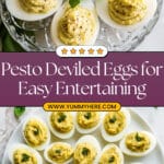 Pesto Deviled Eggs Recipe
