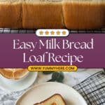 Easy Milk Bread Loaf Recipe