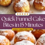 Funnel Cake Bites Recipe