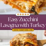 Zucchini Lasagna with Ground Turkey Recipe
