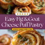 Fig and Goat Cheese Pinwheels Recipe