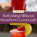 Hibiscus Tea Strawberry Lemonade Refreshers Recipe