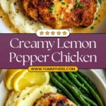 Creamy Lemon Pepper Chicken Recipe