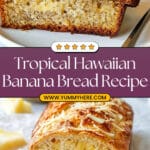 Hawaiian Banana Bread With Pineapple And Coconut Recipe