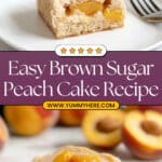Brown Sugar Peach Cake Recipe