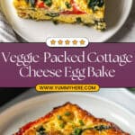 Cottage Cheese Egg Bake with Veggies Recipe
