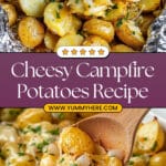 Cheesy Campfire Potatoes Recipe
