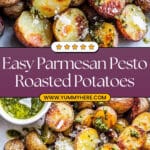 Parmesan Pesto Roasted Potatoes Recipe