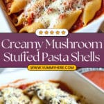 Creamy Mushroom Stuffed Shells Recipe