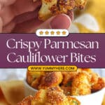 Parmesan Cauliflower Bites Recipe