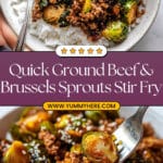 Sweet Chili Beef and Brussels Sprouts Recipe