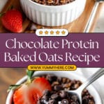Chocolate Baked Protein Oats Recipe
