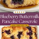 Blueberry Buttermilk Pancake Casserole Recipe