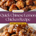 Quick & Easy Chinese Lemon Chicken Recipe