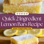 2 Ingredient Lemon Bars Recipe