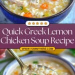 Avgolemono: Greek Lemon Chicken Soup Recipe