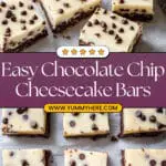 Chocolate Chip Cheesecake Bars Recipe
