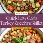 Low Carb Ground Turkey and Zucchini Skillet Recipe