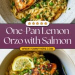 One-pan Lemon Orzo and Salmon Recipe
