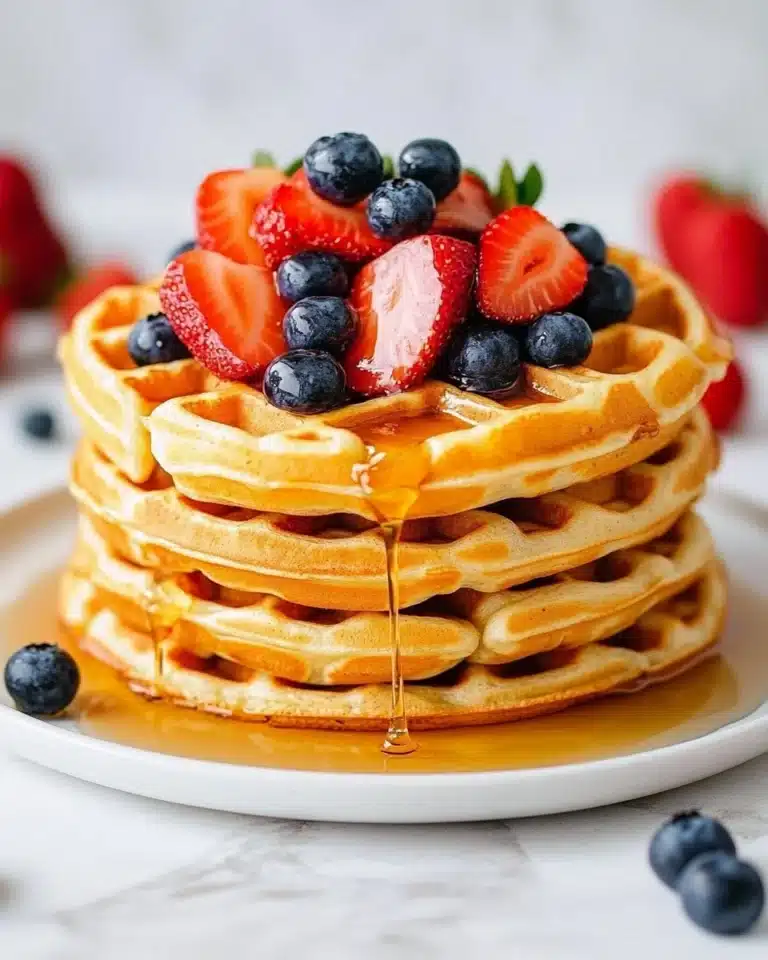Greek Yogurt Waffles Recipe