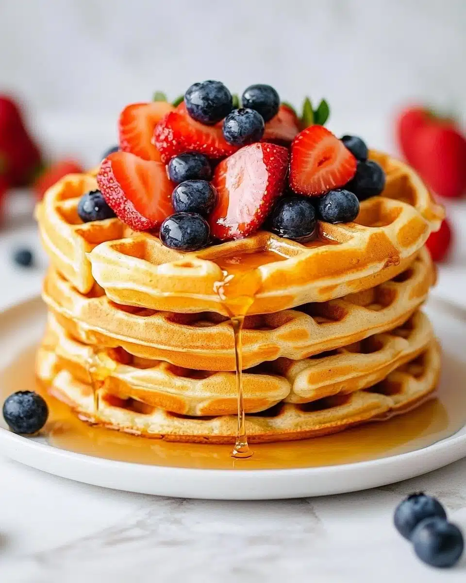 Greek Yogurt Waffles Recipe
