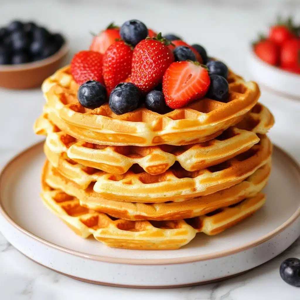 Greek Yogurt Waffles Recipe - Recipe Image