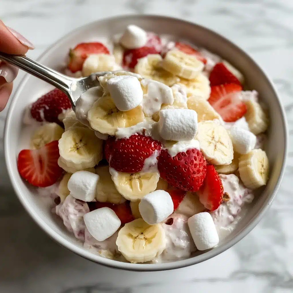 Strawberry Banana Cheesecake Salad Recipe - Recipe Image