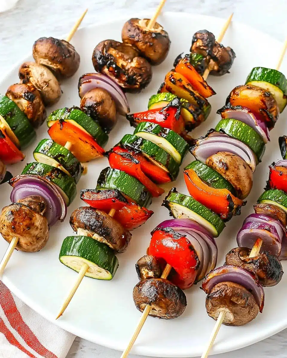 Veggie Kabobs Recipe (Grilled or Oven-Baked) Recipe - Recipe Image